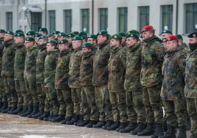 Rukloje iškilmingai pasveikintas NATO priešakinių pajėgų batalionas  - 5
