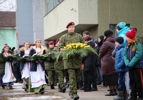 Minint Lietuvos valstybės atkūrimo dieną Kaišiadoryse atkurta karių savanorių kuopa - 1