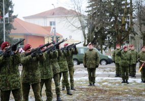 Minint Lietuvos valstybės atkūrimo dieną Kaišiadoryse atkurta karių savanorių kuopa - 4