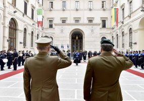 Lietuvos ir Italijos kariuomenių vadai Romoje aptarė karinį bendradarbiavimą - 4