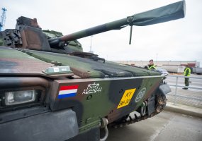 Nyderlandų karių kovinė technika, skirta NATO priešakinių batalionui - jau Lietuvoje - 2