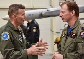 Lietuvoje lankėsi NATO, Šiaurės šalių ir Baltijos bei Lenkijos karinių oro pajėgų vadovybė... - 2