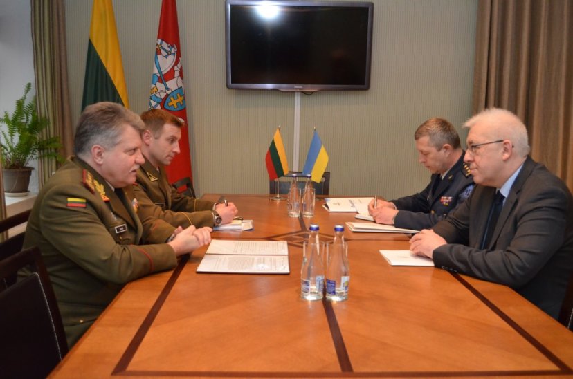 Chief of Defence of Lithuania met with Ambassador and Defence Attaché of Ukraine to the Republic...