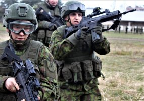 Vyko I Bataliono kovinės grupės padalinių integravimo pratybos - 3