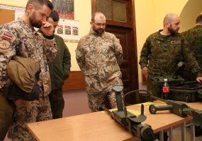 Juozo Vitkaus inžinerijos batalione lankėsi tarptautinio karo inžinerijos kurso dalyviai - 1