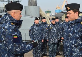 Iš aktyvios tarnybos išvestas patrulinis laivas  - 1