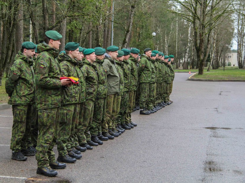 Vaidoto bataliono kariai išvyko rengti Ukrainos karių