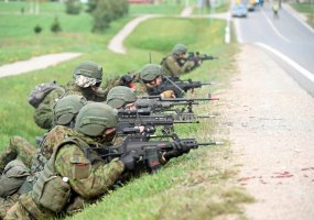 Fotogalerija: Greitojo reagavimo pajėgos veikia Marijampolėje ir Vilkaviškyje - pratybos „Žaibo... - 5