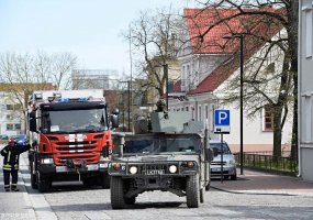 Fotogalerija: Greitojo reagavimo pajėgos kartu su Vidaus reikalų ministerijos padaliniais... - 1