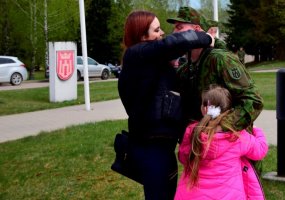 Lietuvos didžiojo kunigaikščio Gedimino štabo bataliono kariai prisiekė Lietuvai  - 2