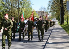 Raseinių mieste atkurta karių savanorių kuopa - 1