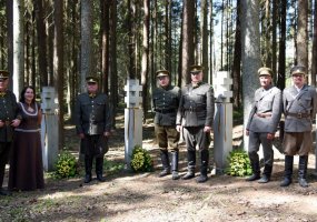 Daugiau kaip 300 žmonių žygiu pagerbė Aukštaitijos partizanus - 3