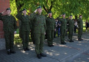 Šauktinių priesaikos ceremonija Lietuvos didžiojo kunigaikščio Vytenio batalione - 5