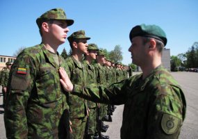 Šauktinių priesaikos ceremonija Lietuvos didžiojo kunigaikščio Vytenio batalione - 6