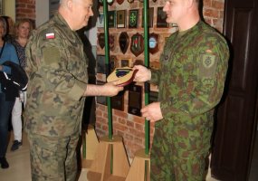 Vytenio bendrosios paramos logistikos batalione su vizitu lankėsi užsienio gynybos atašė  - 5