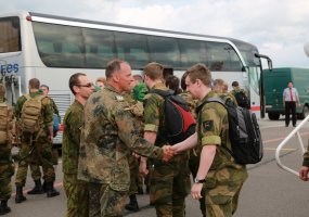 NATO priešakinių pajėgų kovinė grupė Lietuvoje - visiškai sukomplektuota - 2