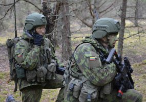 Ulonų bataliono kariai jungiasi prie tarptautinių pajėgų Latvijoje  - 3