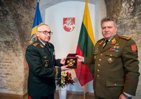 Lietuvoje su oficialiu vizitu lankosi Moldovos kariuomenės vadas brigados generolas Igor Cutie - 4