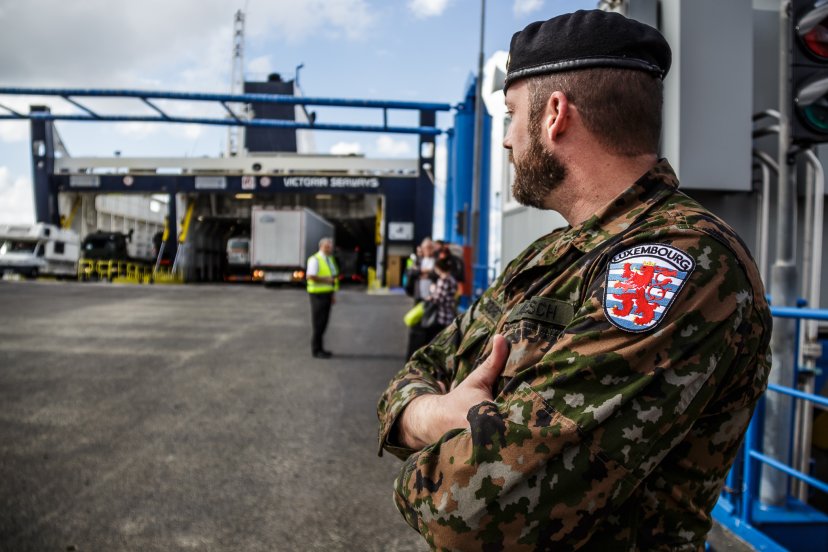 Troops of Luxembourg joined the NATO enhanced Forward Presence Battalion Battlegroup in Lithuania