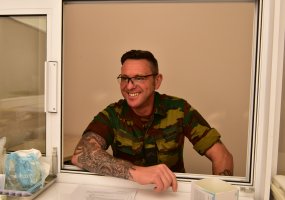 NATO kovinės grupės kariai dovanojo kraujo Kauno klinikinės ligoninės pacientams  - 2