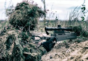 I –osios bataliono kovinės grupės kariai kartu su sąjungininkais naikino taikinius Pabradėje - 3