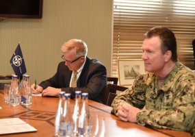 NATO Specialiųjų operacijų vadavietės vadas susitiko su Lietuvos kariuomenės ir Specialiųjų... - 1