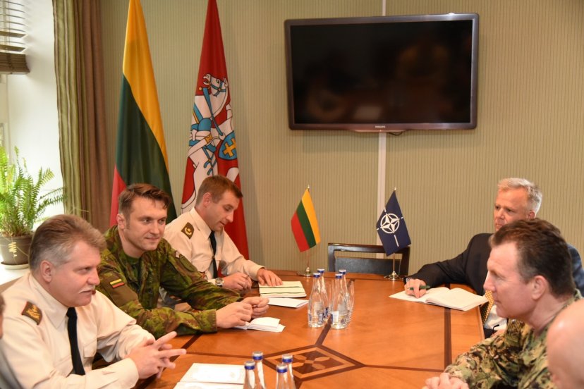 NATO Special Operations Headquarters Commander met with Lithuania's Armed Forces and Special...