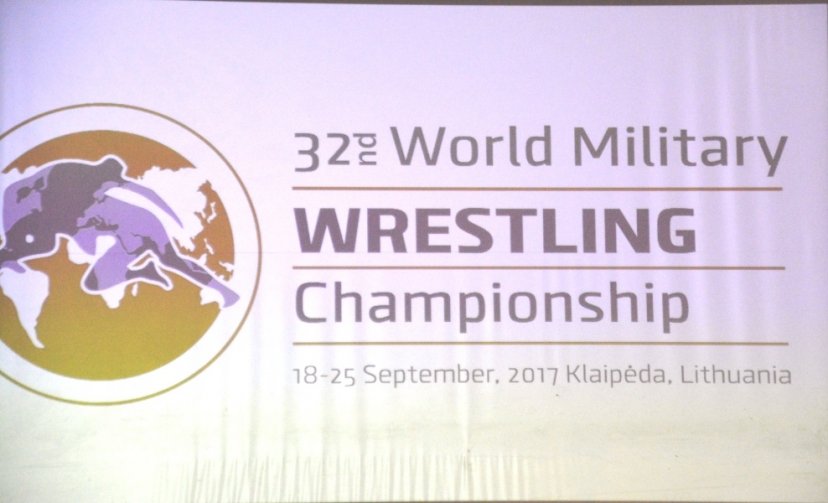 Klaipėdoje startavo 32-asis pasaulio kariškių imtynių čempionatas