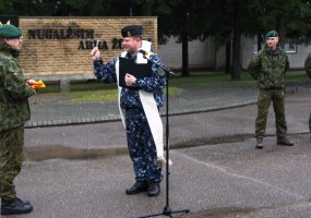Klaipėdoje į mokymo misiją Ukrainoje išlydėti Butigeidžio dragūnų bataliono kariai - 4