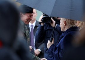 Pratybose „Geležinis vilkas 2“ Lietuvos Prezidentė ir Liuksemburgo Didysis Hercogas stebėjo... - 1