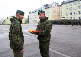 Soldiers of Butigeidis Dragoon Battalion deployed to the Joint Multinational Training... - 2