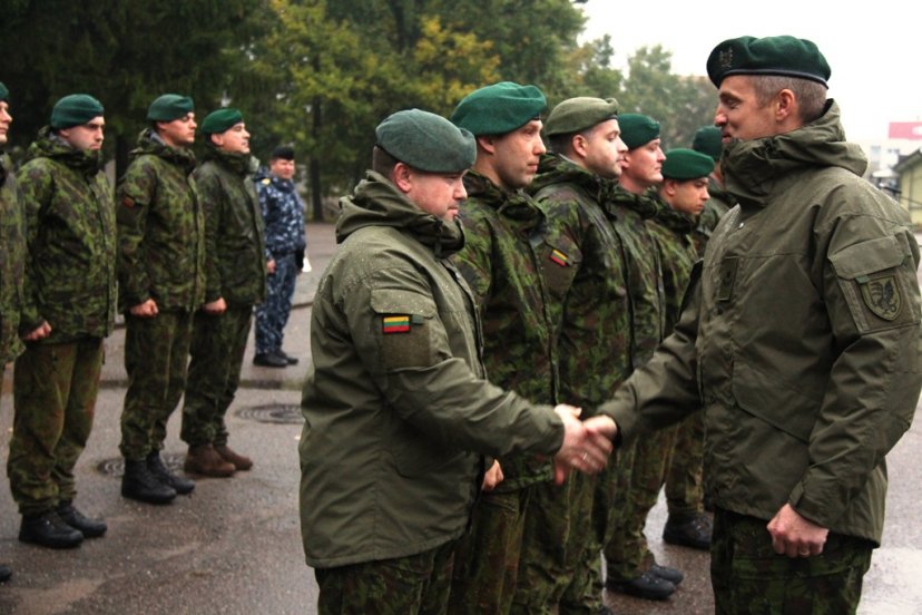 Soldiers of Butigeidis Dragoon Battalion deployed to the Joint Multinational Training...
