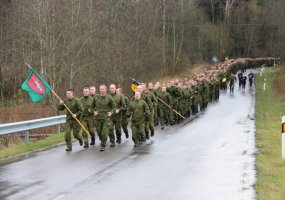 Tauragėje vyko tradicinis Lietuvos kariuomenės dienai skirtas bėgimas  - 4