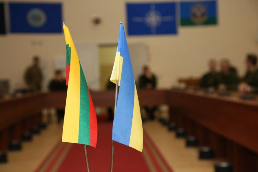 Lietuvos karininkai perima ukrainiečių karininkų patirtį