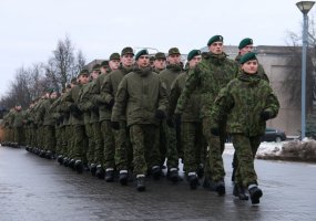 Lietuvos Respublikai prisiekė Lietuvos kariuomenės Motorizuotosios pėstininkų brigados „Žematija“... - 1