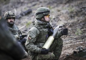 Lithuanian and NATO eFP Battalion Battle Group soldiers train in joint training event Winter Wolf - 1