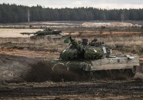 Lithuanian and NATO eFP Battalion Battle Group soldiers train in joint training event Winter Wolf - 4