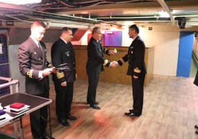 BALTRON command transferred to a Lithuanian Navy officer  - 1