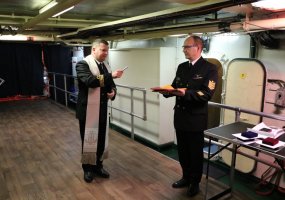 BALTRON command transferred to a Lithuanian Navy officer  - 2
