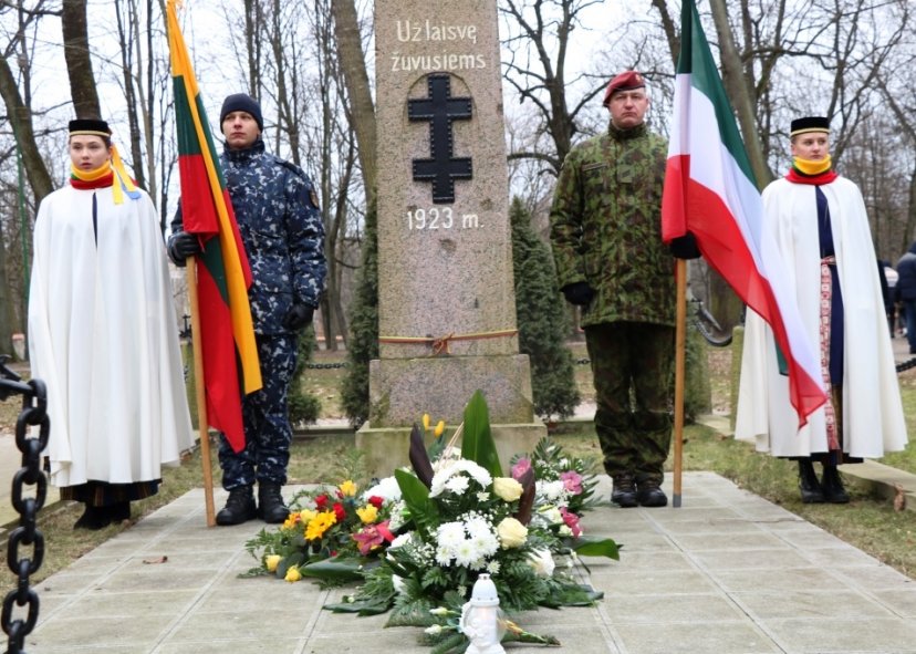 Klaipėdos įgulos kariai dalyvavo Klaipėdos krašto prijungimo prie Lietuvos metinių minėjime