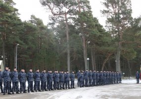 Į atsargą išlydėta trečioji Karinių jūrų pajėgų Apsaugos kuopos laida - 1
