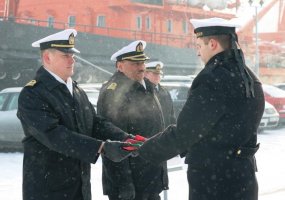 Karinių jūrų pajėgų laivui ,,Sūduvis“ (M52) pradėjo vadovauti naujas vadas - 3