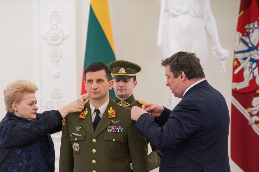 Lietuvos kariuomenės gretas papildė naujas generolas