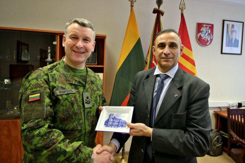 Leadership of the French Army visited Lithuania 