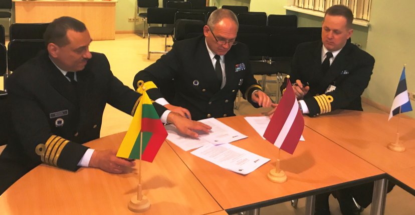 Liepojoje susitiko Baltijos šalių Karinių jūrų pajėgų vadai