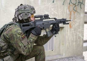 Vyksta Lietuvos kariuomenės Greitojo reagavimo pajėgų pratybos - 1