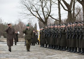 Lietuvos ir Latvijos kariuomenių vadai Rygoje svarstė glaudesnio karinio bendradarbiavimo galimybes - 1