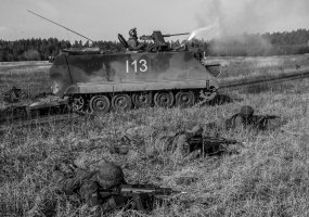 Vaidoto bataliono kuopos skyrių vertinamosios pratybos - 1