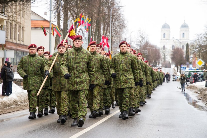 Kovo 11-ąją Molėtuose kariškas šurmulys: NATO šalių karinė technika ir karių paradas