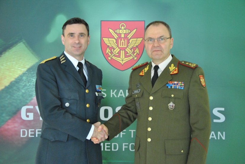 Lithuania's Defence Staff visited by Chief of Defence Staff of Sweden 